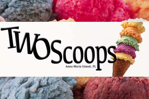 2 Scoops Ice Cream on Anna Maria Island