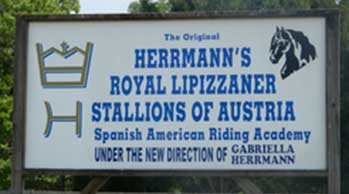 Hermann Lipizzan Sign