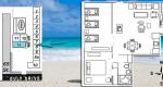 Room #14 - Gulf View, 2 Bedroom, 2 Bath Large Apartment ADA compliant room layout and location map